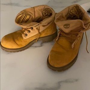 Timberland boot roll top